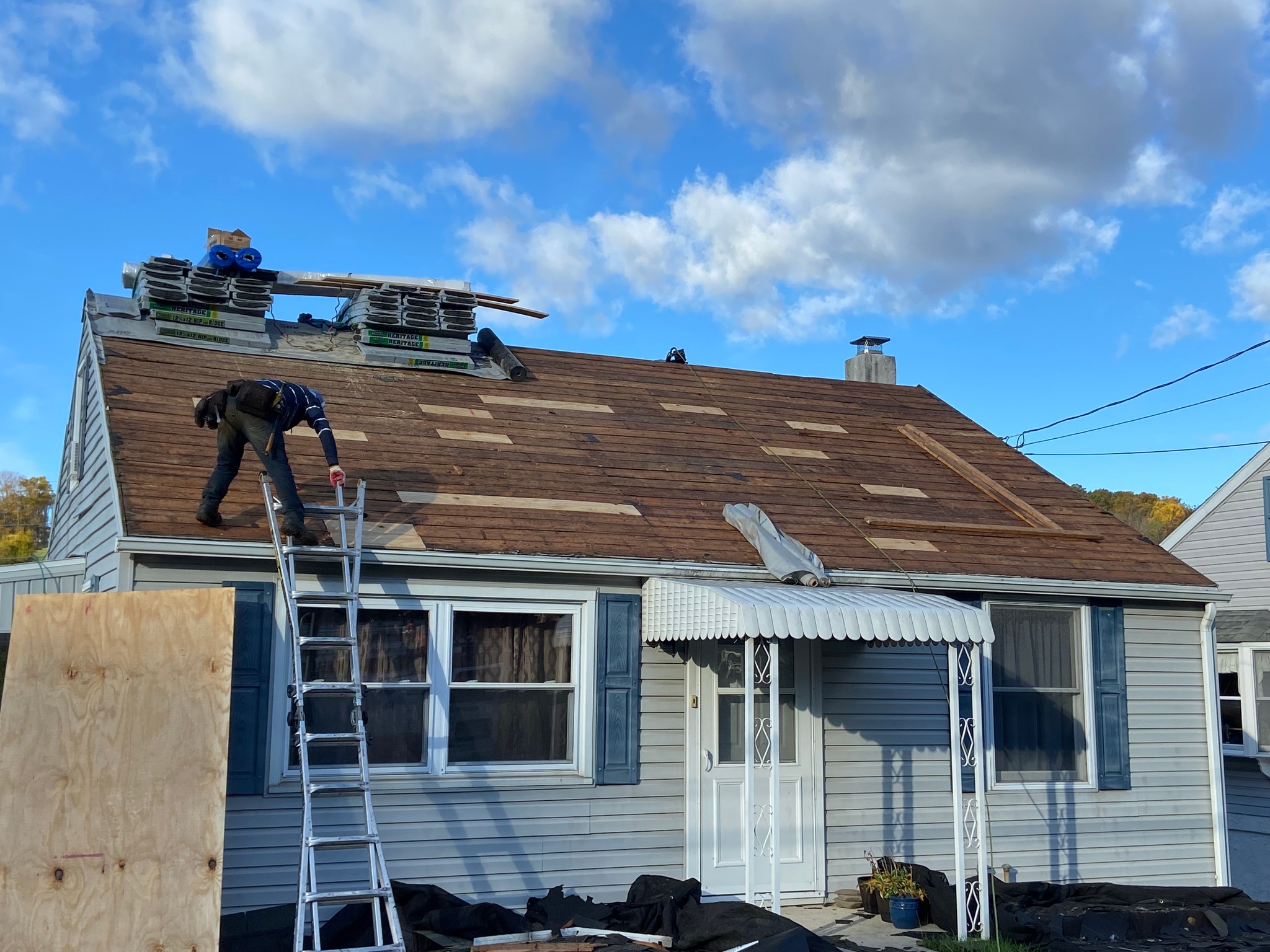 During - Roof Tear Off & Replacement in Lancaster County, PA