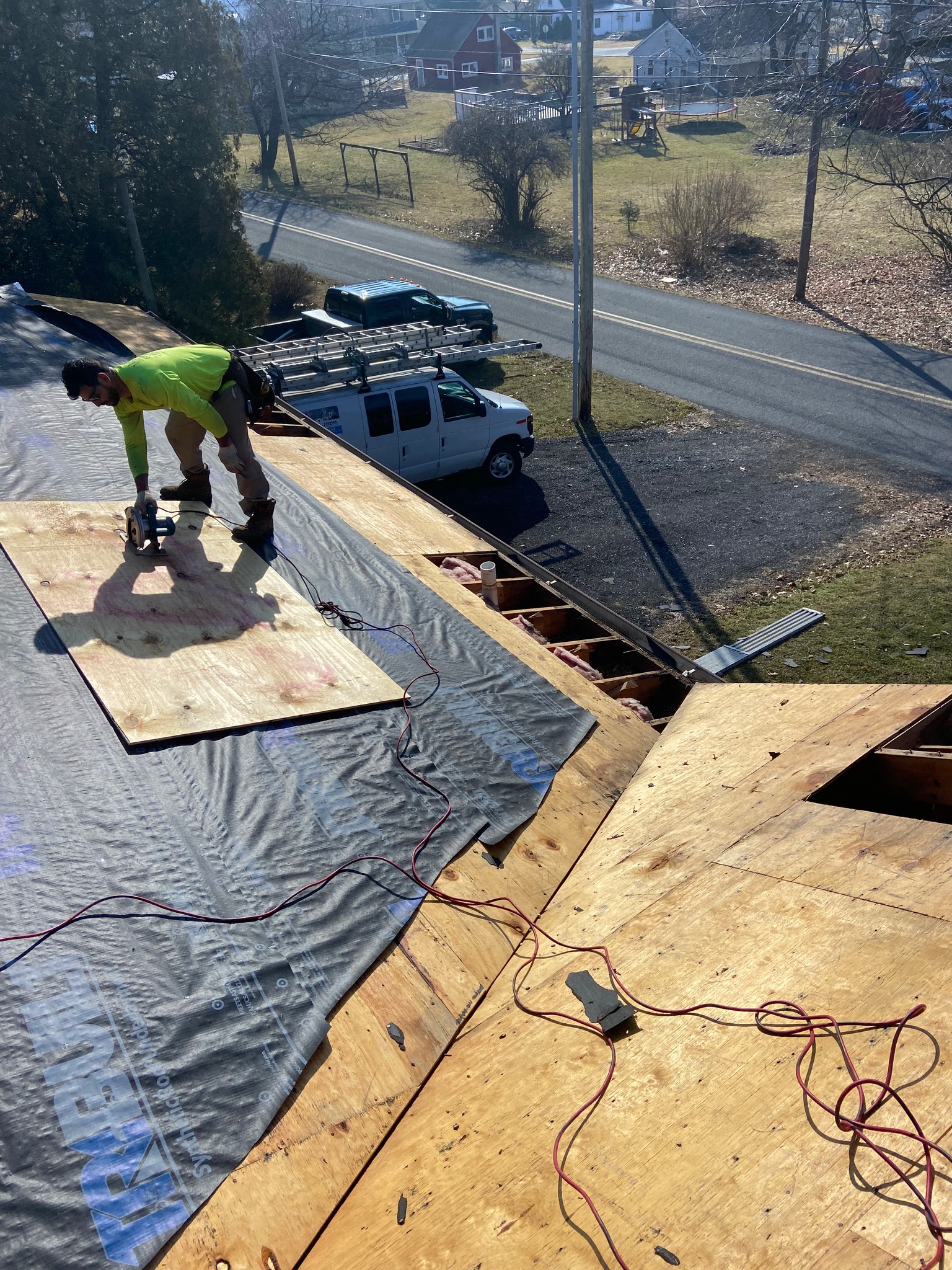 During - Roof Tear Off & Replacement in Lancaster County, PA