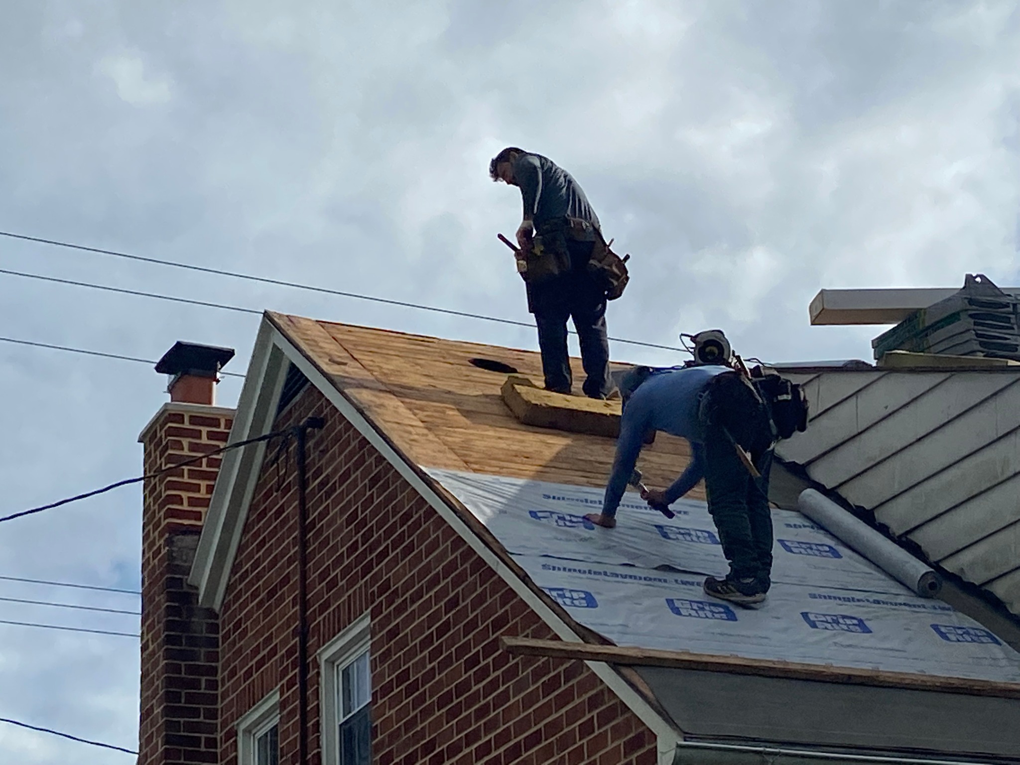 During - Roof Tear Off & Replacement in Lancaster County, PA