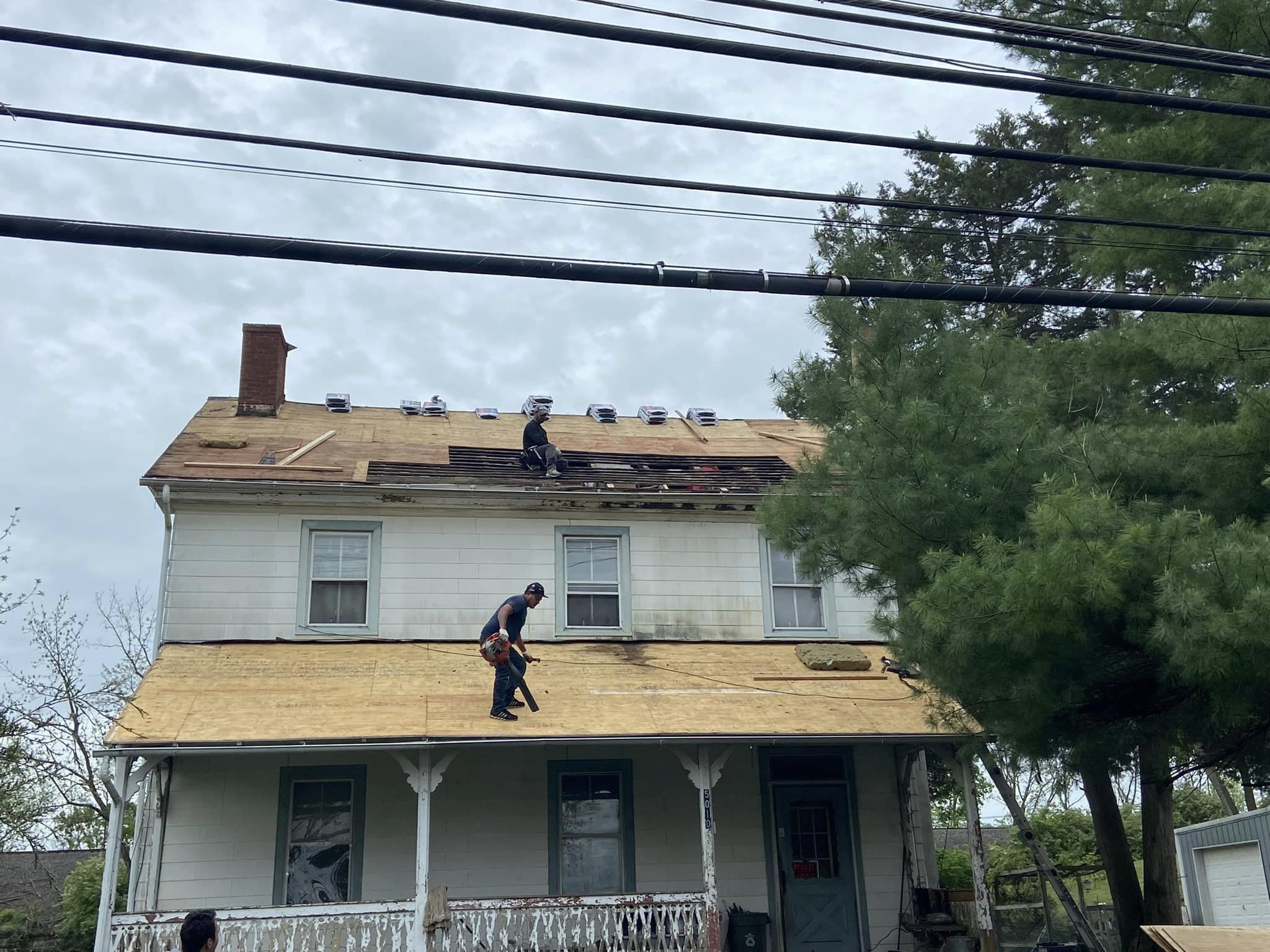 During - Roof Tear Off & Replacement in Lancaster County, PA