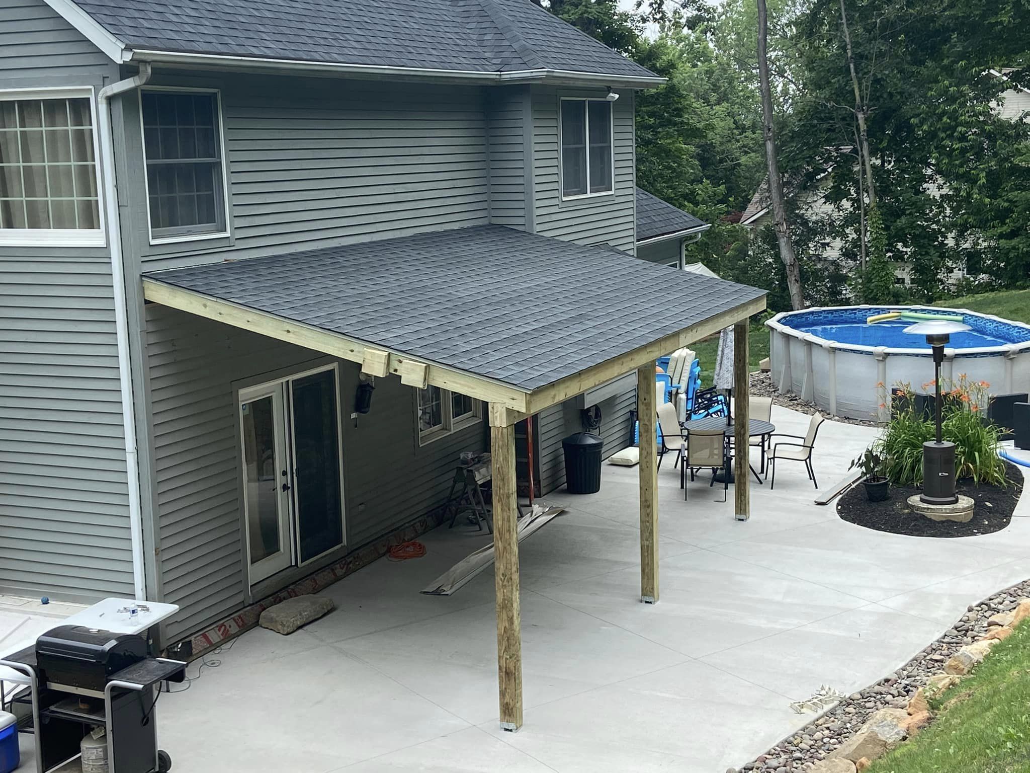 Covered Porch Installation in Lancaster County, PA