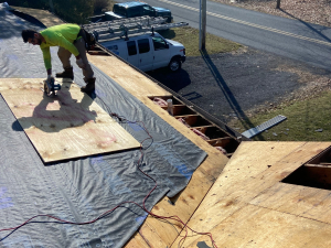 During - Roof Tear Off & Replacement in Lancaster County, PA